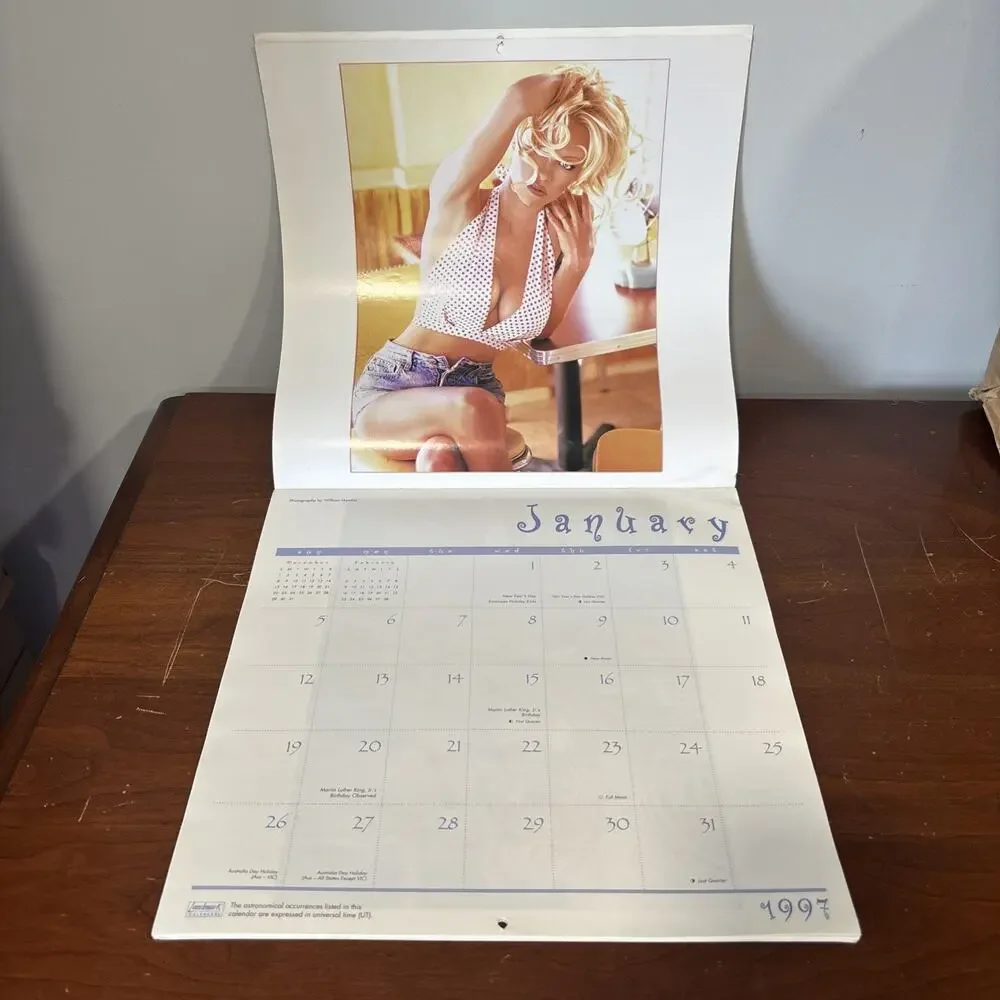 Pamela Anderson 1997 Calendar 90s Pamela Lee Official Merch Collectible RARE